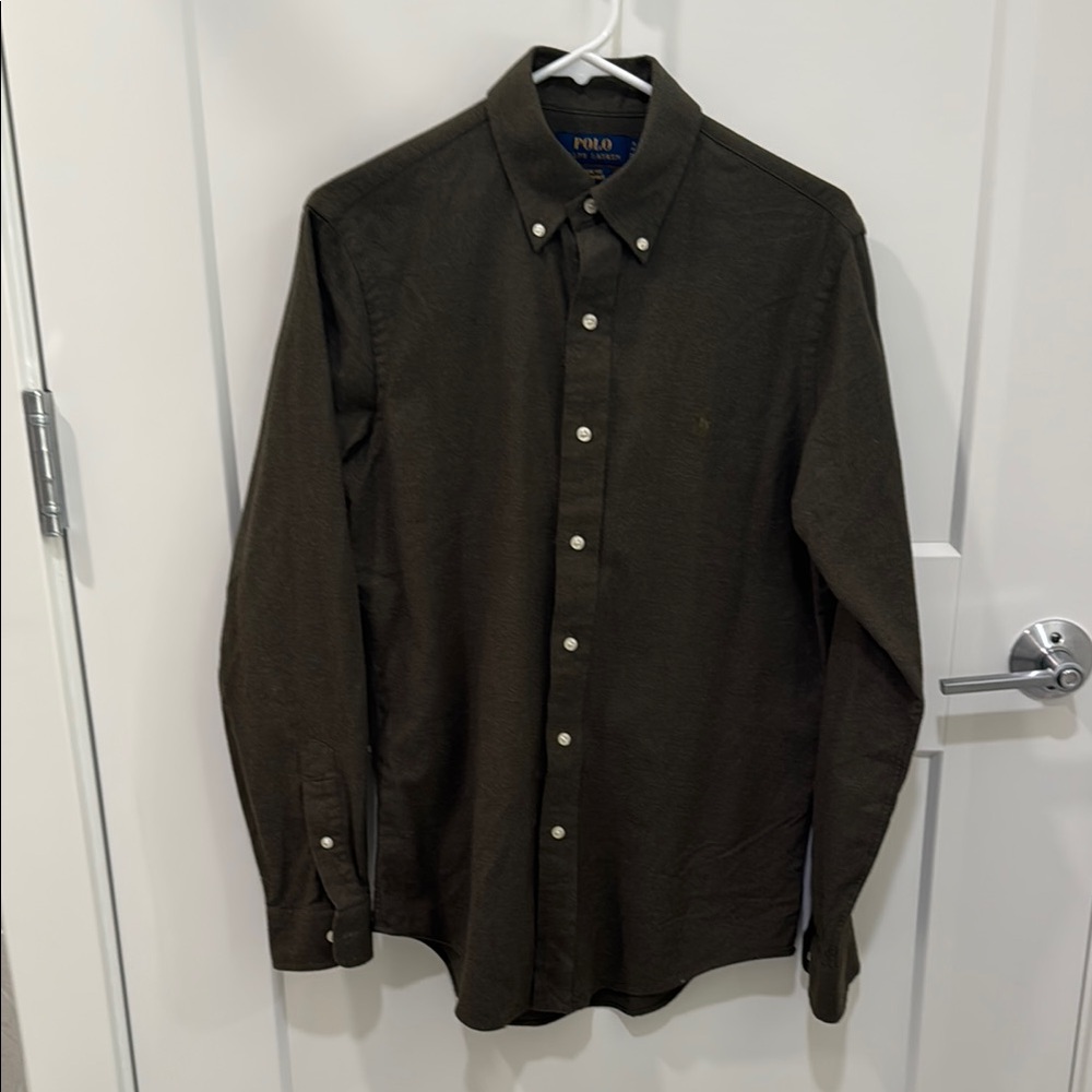 Ralph Lauren Green  Casual Button Down Shirt size small